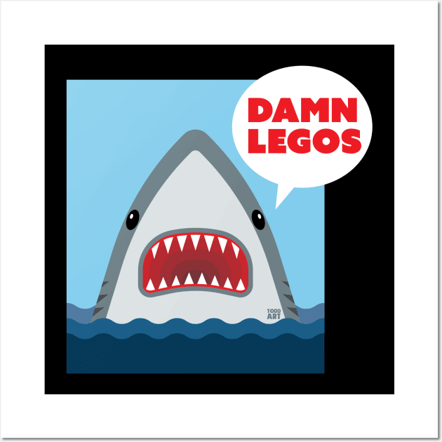 DAMN LEGOS Wall Art by toddgoldmanart